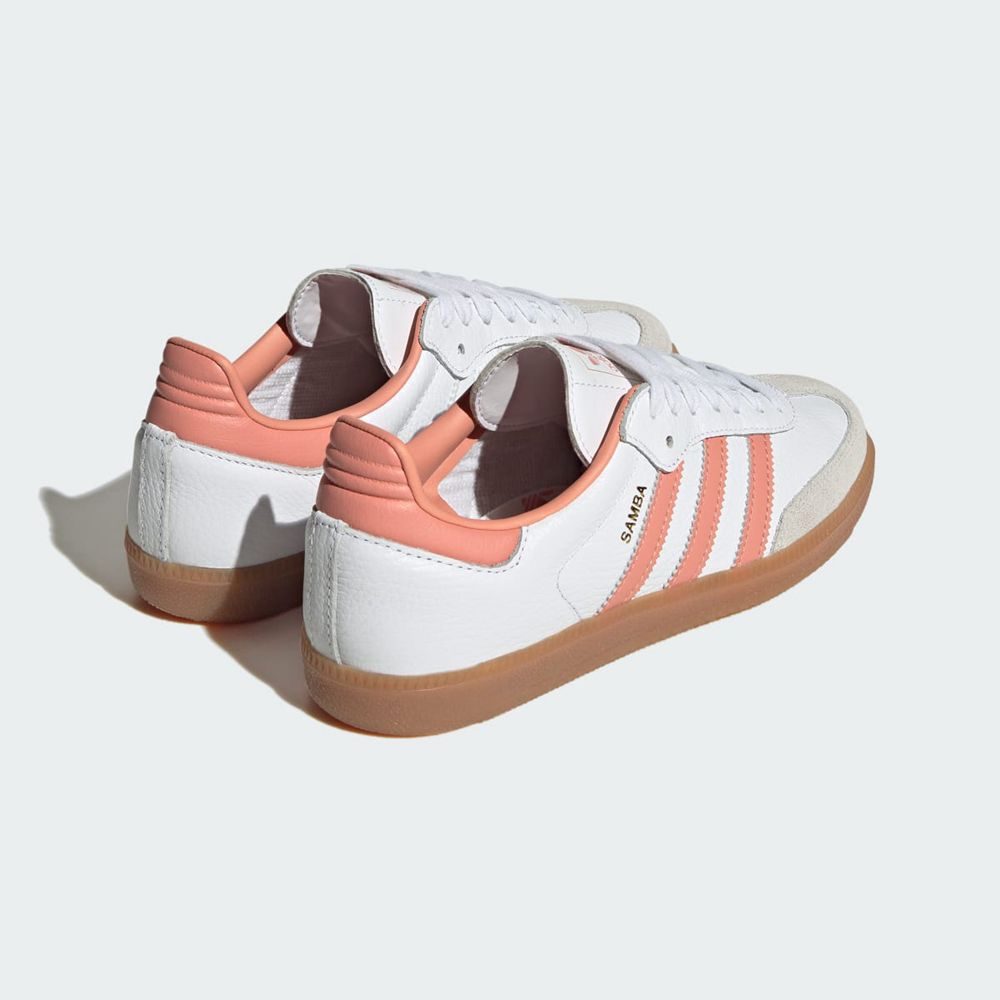 Basket Adidas Samba OG Blanche Rose Femme | FYM-17020426