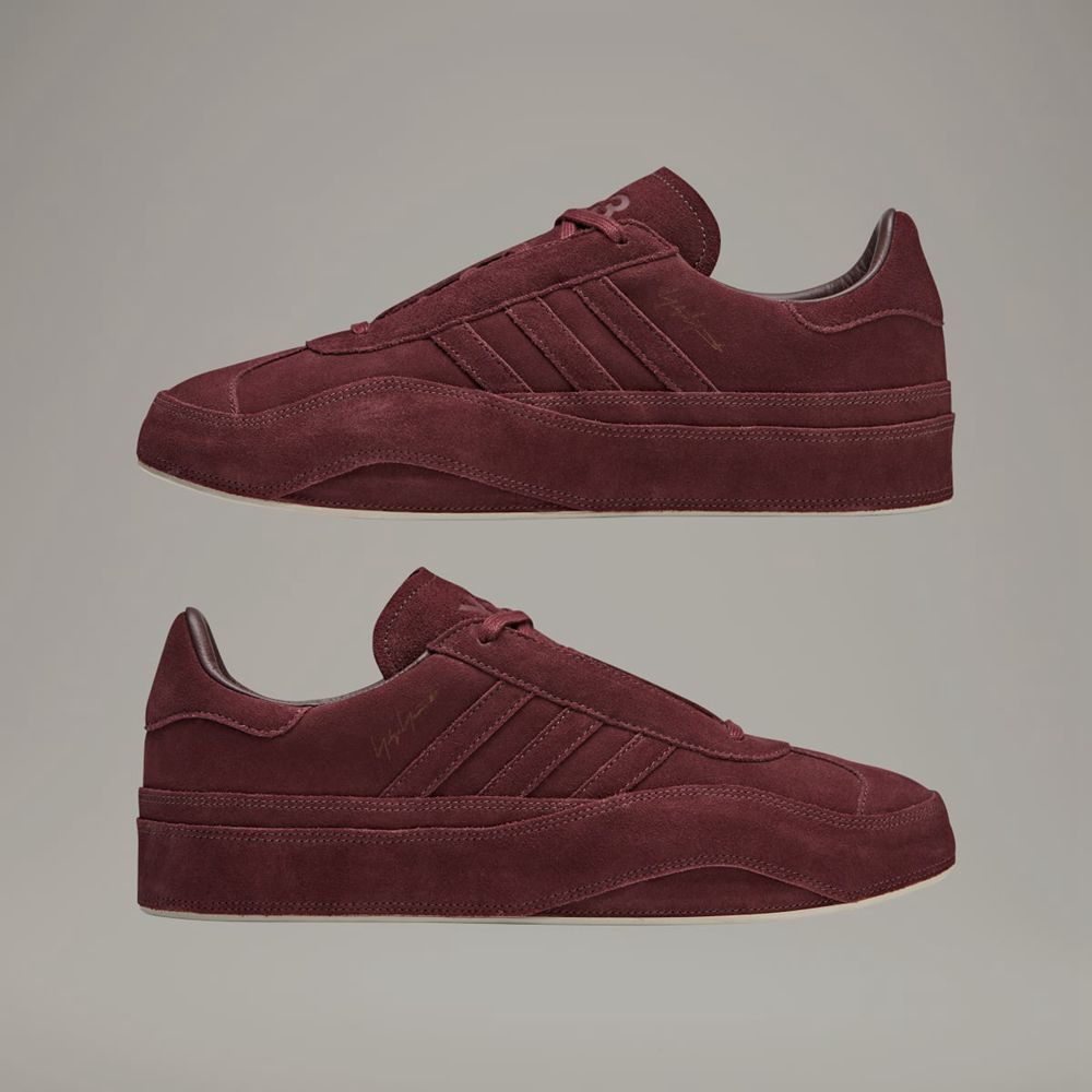 Basket Adidas Y-3 Gazelle Bordeaux Femme | DUK-79890360