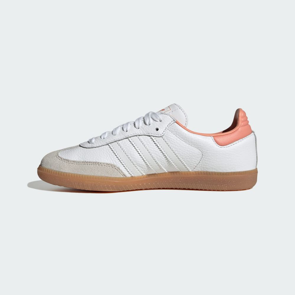 Basket Adidas Samba OG Blanche Rose Femme | FYM-17020426