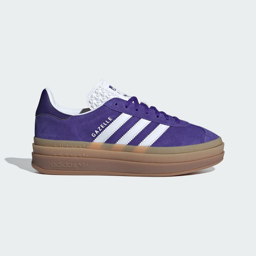 Basket Adidas Gazelle Bold Violette Blanche Femme | WYB-44962893