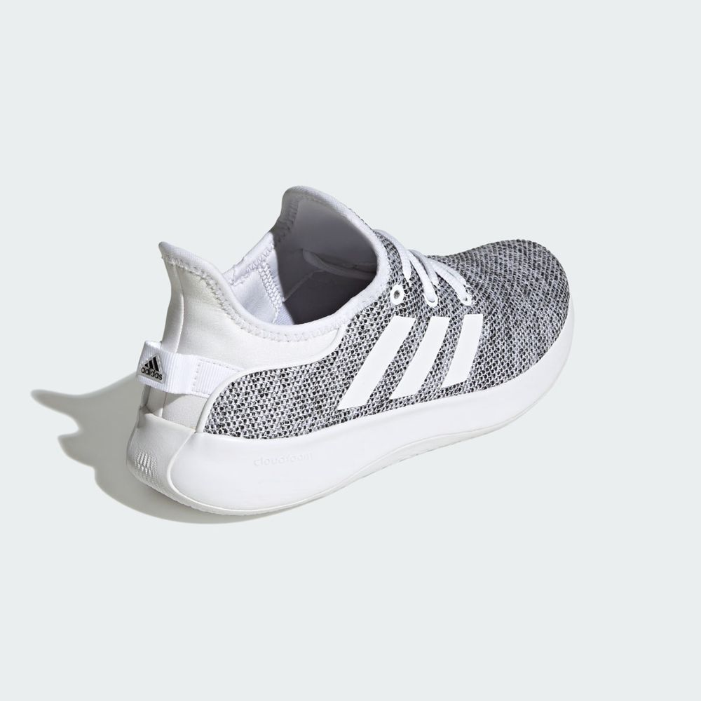 Basket Adidas Cloudfoam Pure Blanche Noir Femme | ITY-07132022