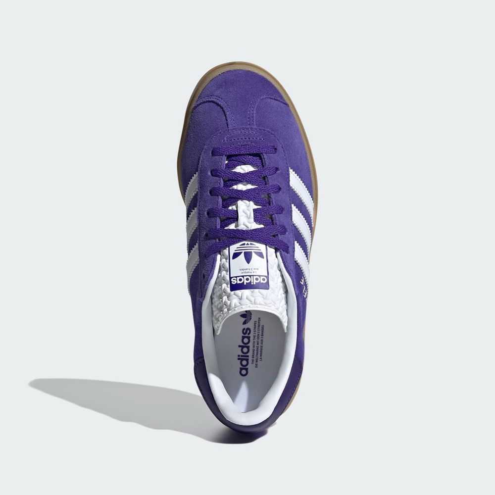 Basket Adidas Gazelle Bold Violette Blanche Femme | WYB-44962893