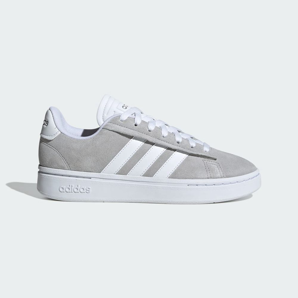 Basket Adidas Grand Court Alpha Grise Blanche Argent Femme | TZS-20902771