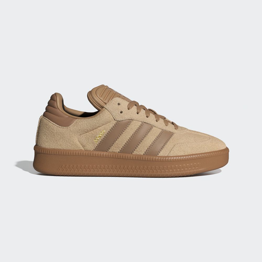 Basket Adidas Samba XLG Beige Marron Femme | WDZ-45292146