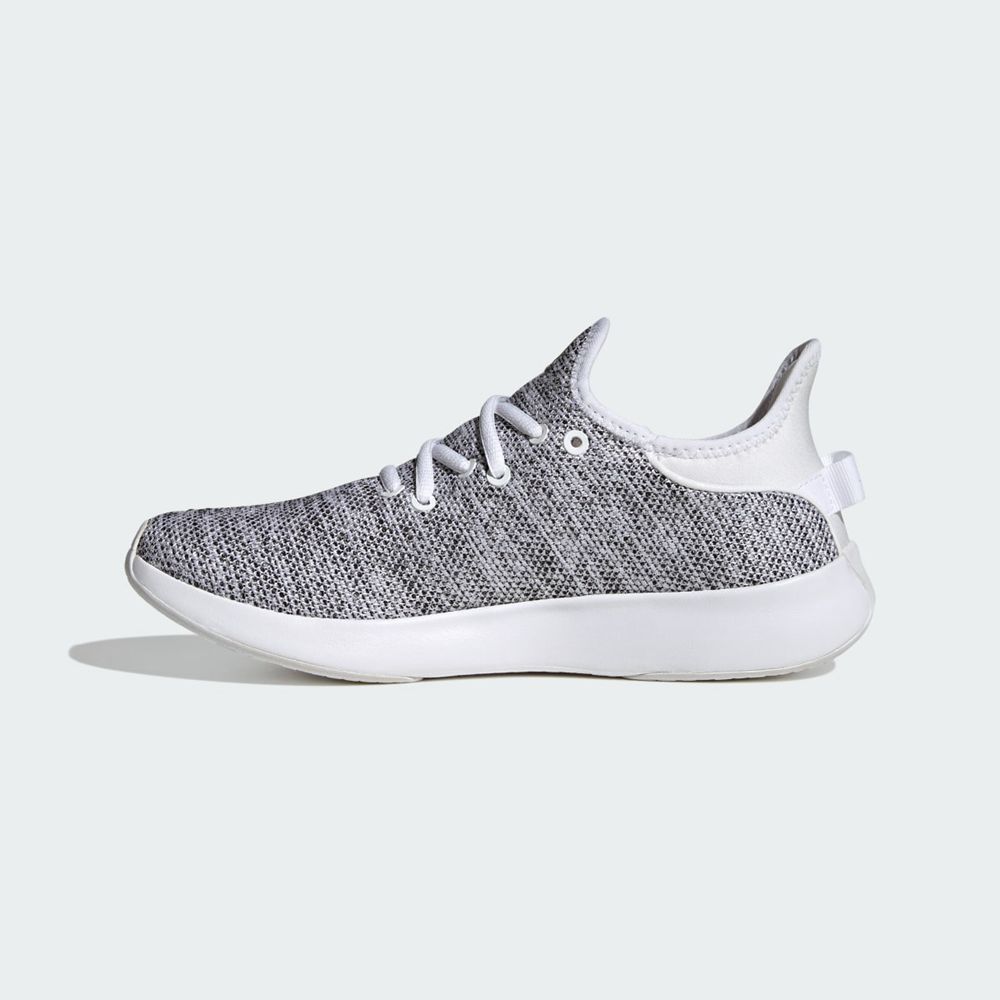 Basket Adidas Cloudfoam Pure Blanche Noir Femme | ITY-07132022