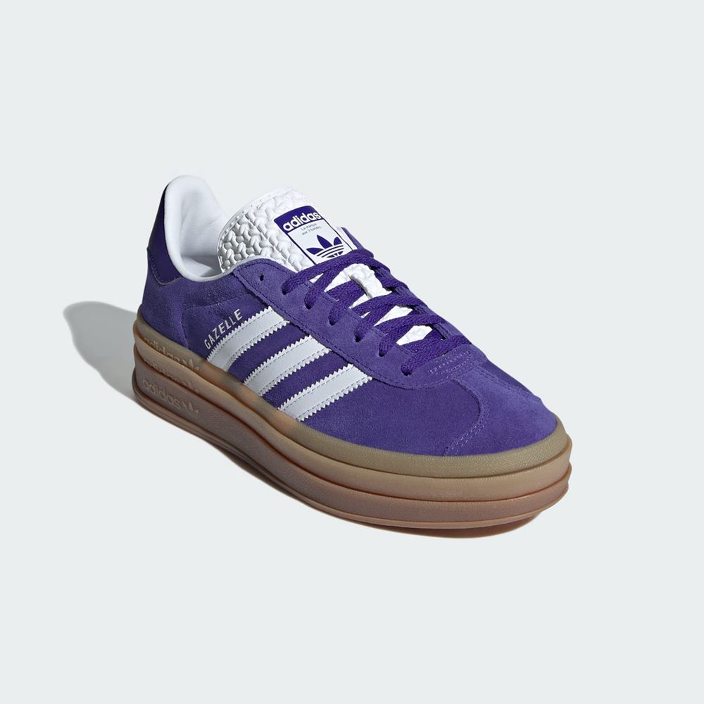 Basket Adidas Gazelle Bold Violette Blanche Femme | WYB-44962893