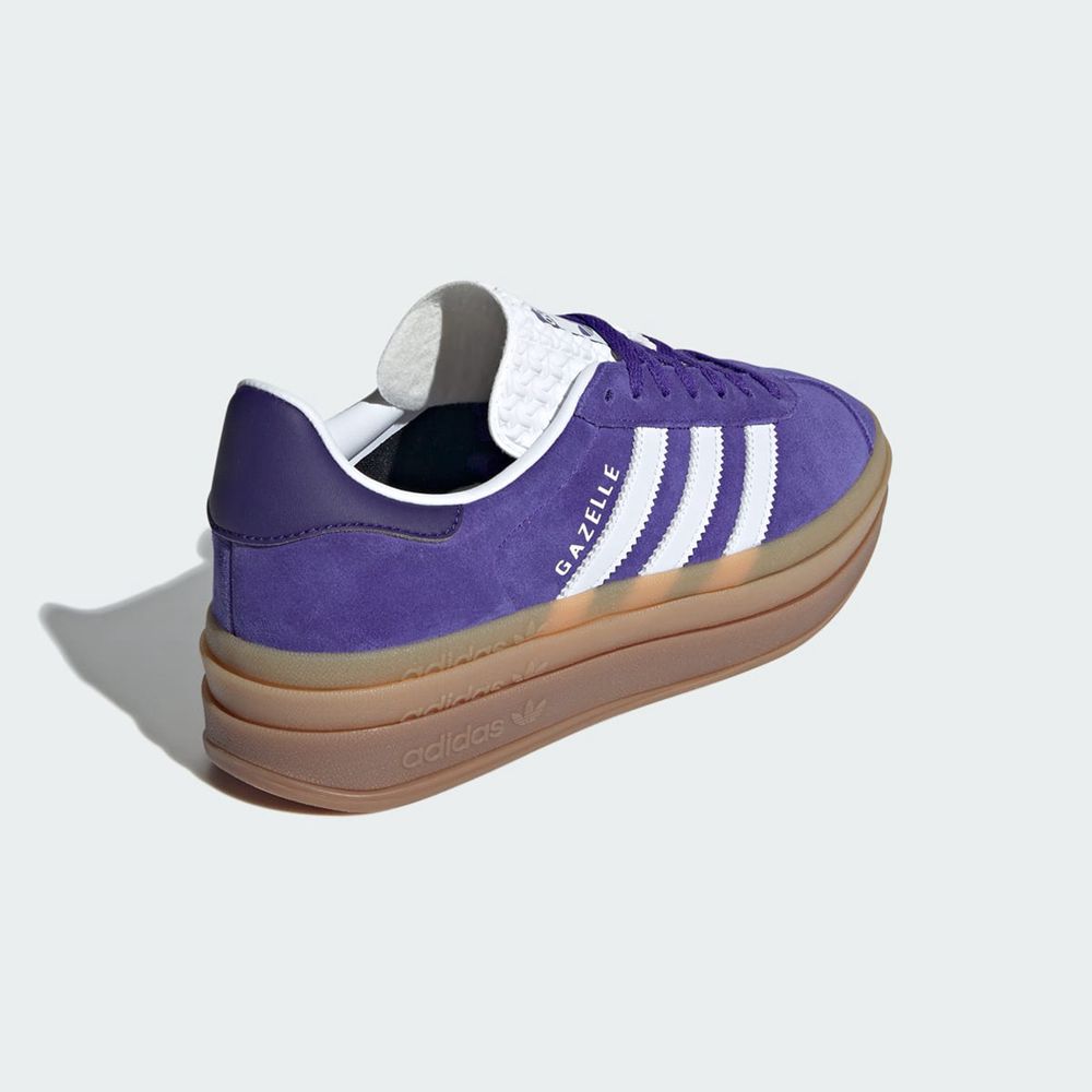 Basket Adidas Gazelle Bold Violette Blanche Femme | WYB-44962893