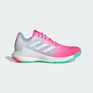 Basket Adidas Crazyflight Rose Blanche Vert Femme | IMM-22540998