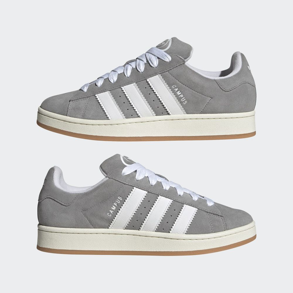 Basket Adidas Campus 00s Grise Blanche Femme | DUU-56902987