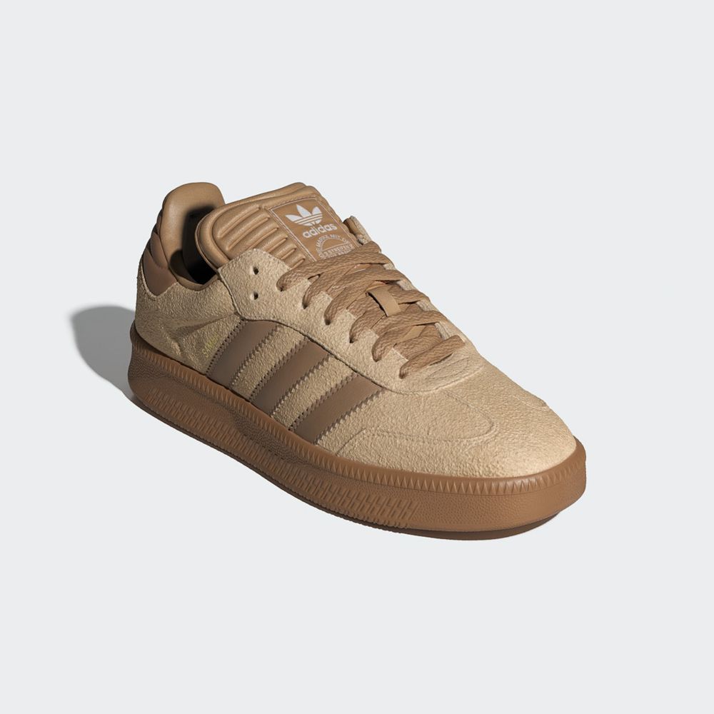 Basket Adidas Samba XLG Beige Marron Femme | WDZ-45292146