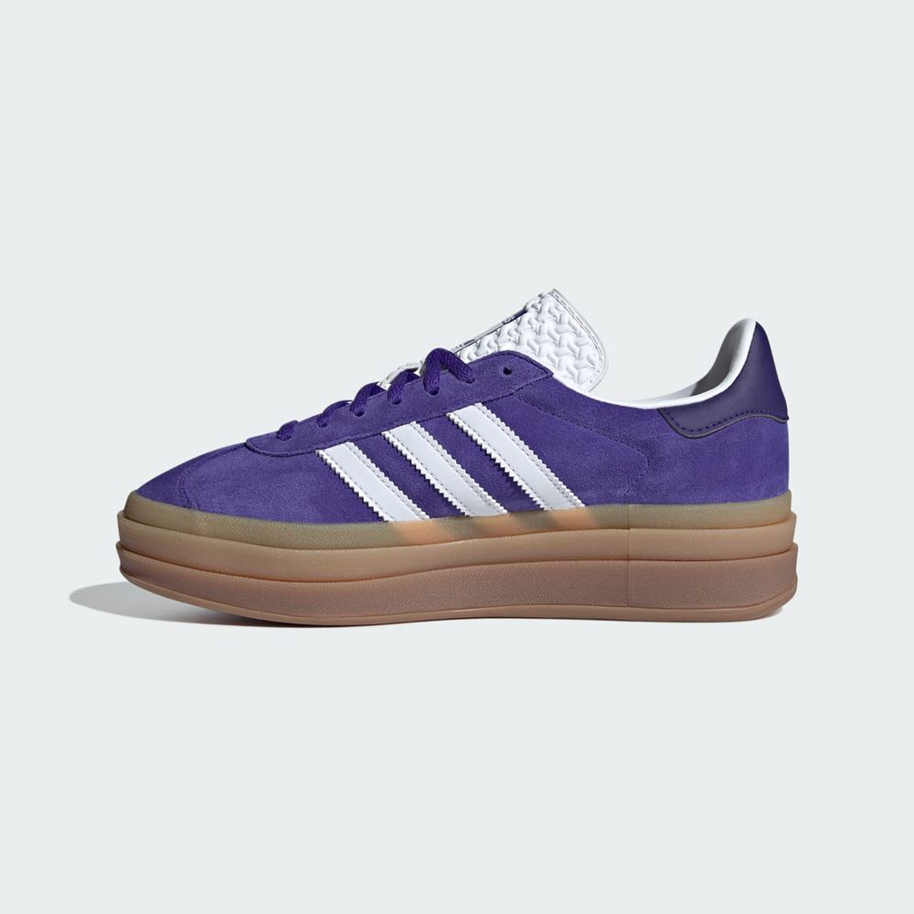 Basket Adidas Gazelle Bold Violette Blanche Femme | WYB-44962893