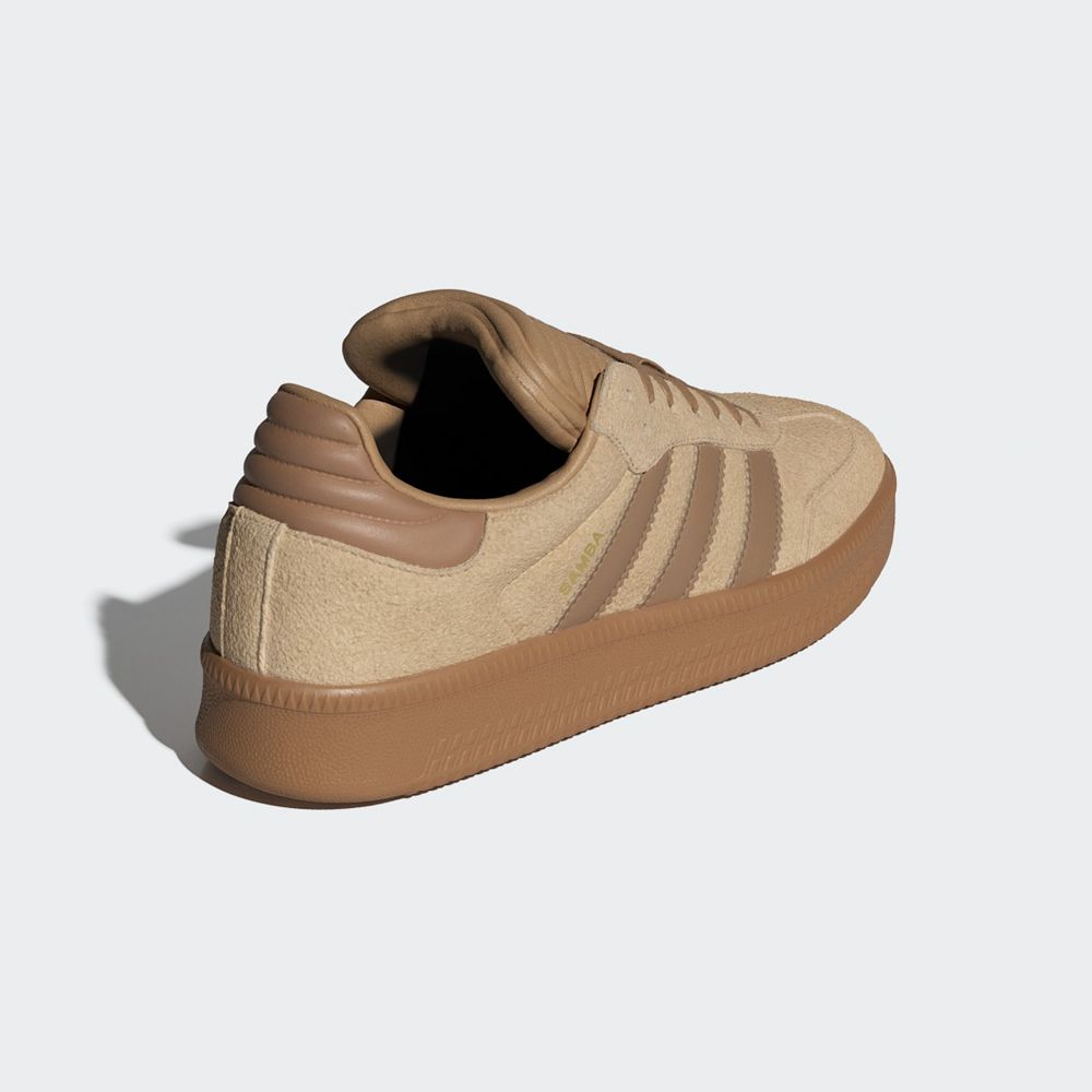 Basket Adidas Samba XLG Beige Marron Femme | WDZ-45292146