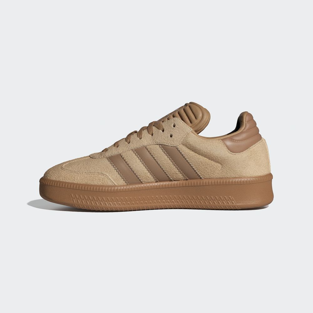 Basket Adidas Samba XLG Beige Marron Femme | WDZ-45292146