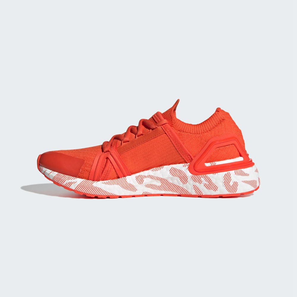 Basket Adidas Adidas by Stella McCartney Ultraboost 20 Orange Blanche Femme | ARL-56012767