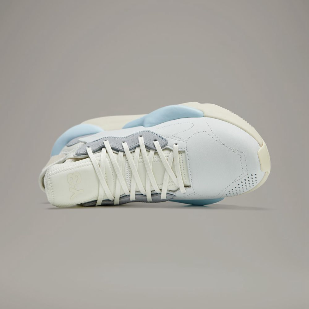 Basket Adidas Y-3 Kaiwa Blanche Bleu Femme | JUC-50374623