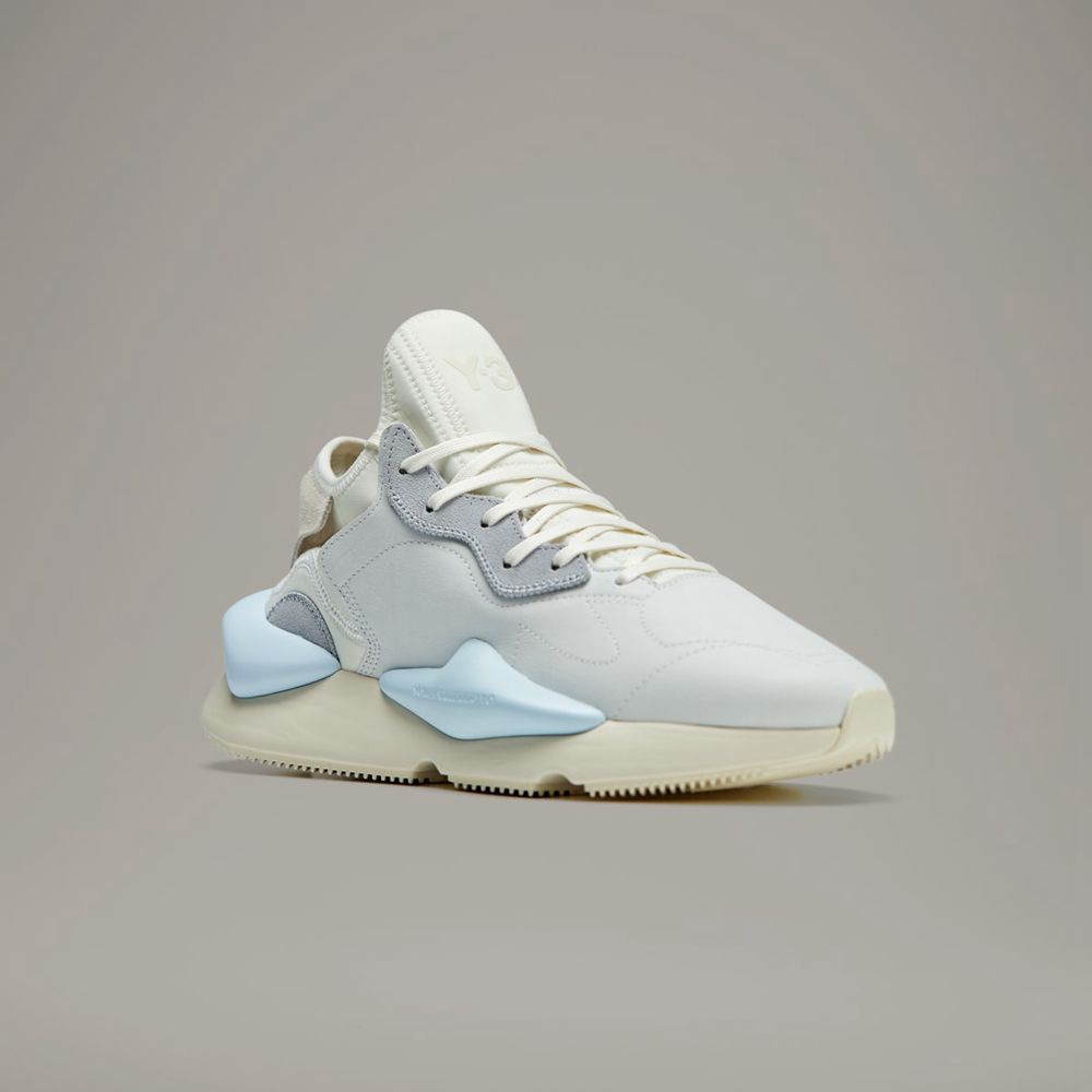 Basket Adidas Y-3 Kaiwa Blanche Bleu Femme | JUC-50374623