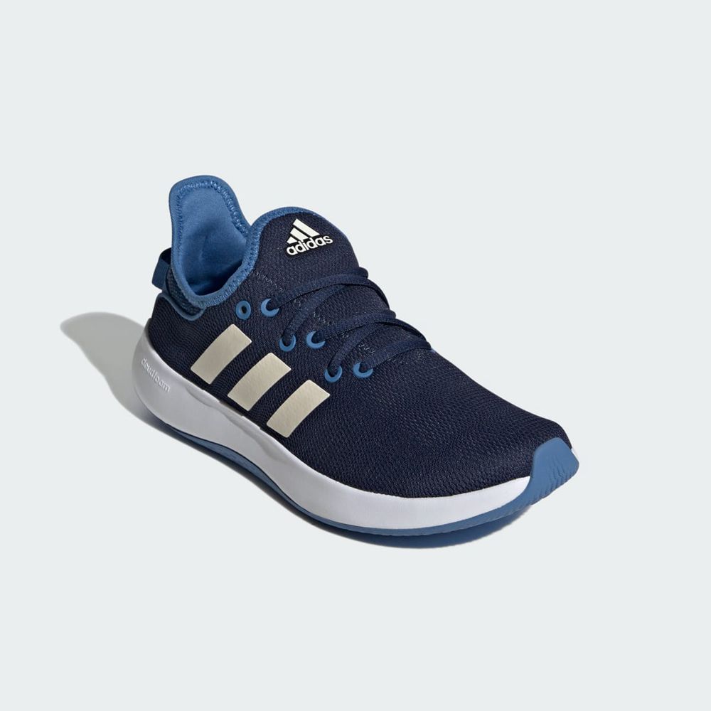 Basket Adidas Cloudfoam Pure Bleu Marine Blanche Bleu Femme | SLD-62976236