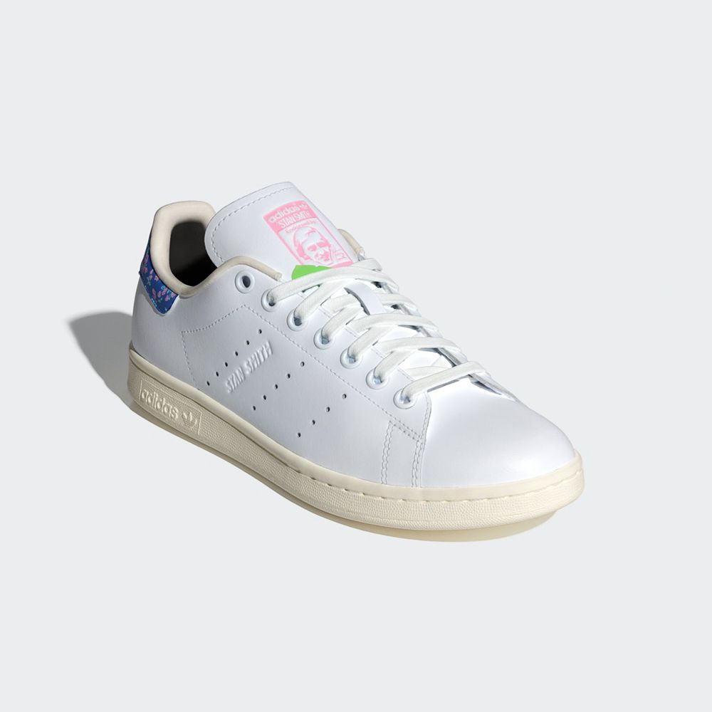 Basket Adidas Stan Smith x Kseniaschnaider Blanche Rose Femme | VDY-15439577