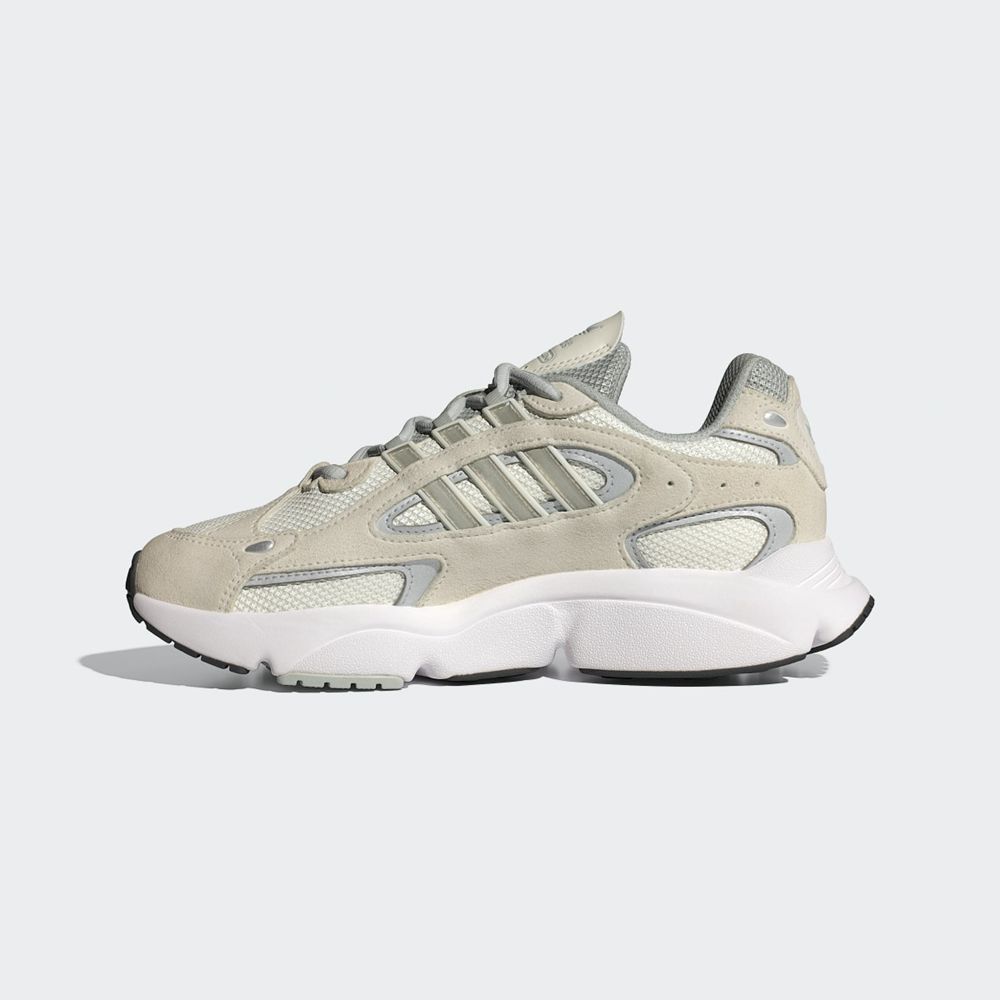 Basket Adidas Ozmillen Blanche Argent Noir Femme | NPQ-68737549