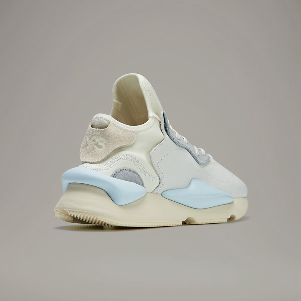 Basket Adidas Y-3 Kaiwa Blanche Bleu Femme | JUC-50374623