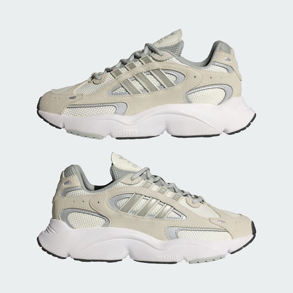 Basket Adidas Ozmillen Blanche Argent Noir Femme | NPQ-68737549