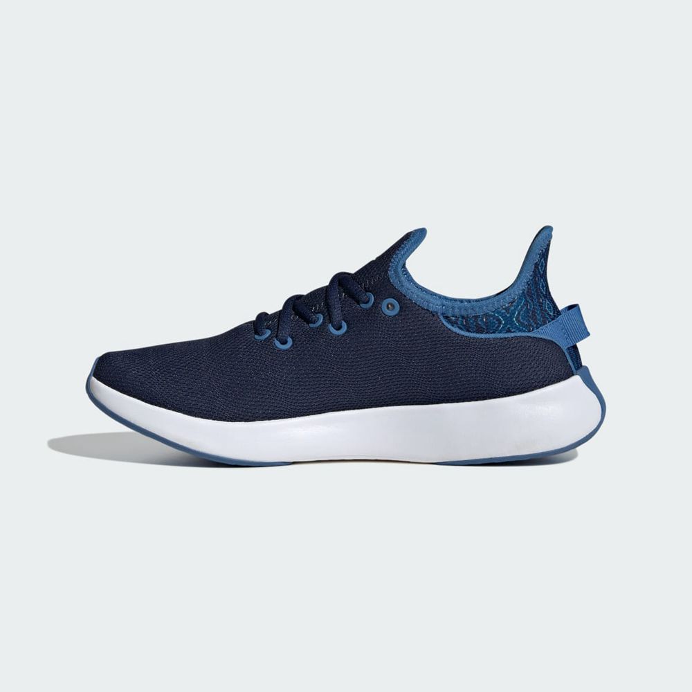 Basket Adidas Cloudfoam Pure Bleu Marine Blanche Bleu Femme | SLD-62976236