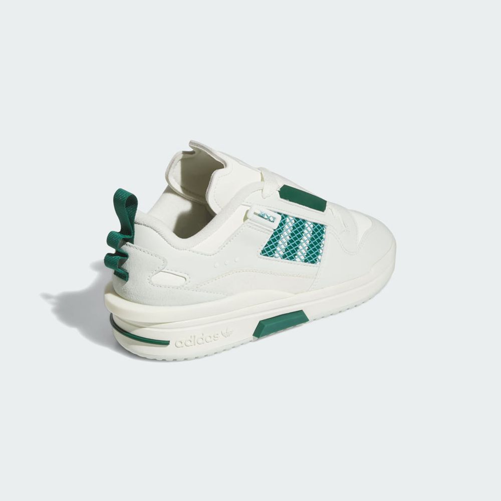 Basket Adidas Hyc Forum Mod Low Vert Blanche Femme | LNL-33192390