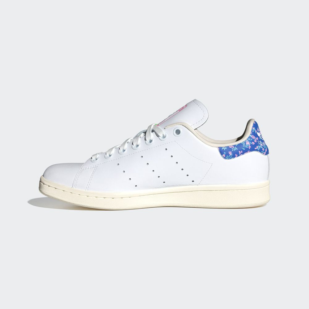 Basket Adidas Stan Smith x Kseniaschnaider Blanche Rose Femme | VDY-15439577