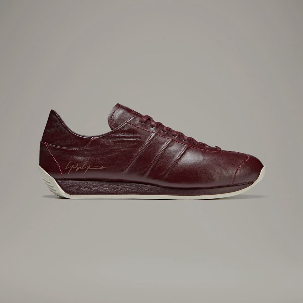 Basket Adidas Y-3 Country Bordeaux Femme | QDH-30344947