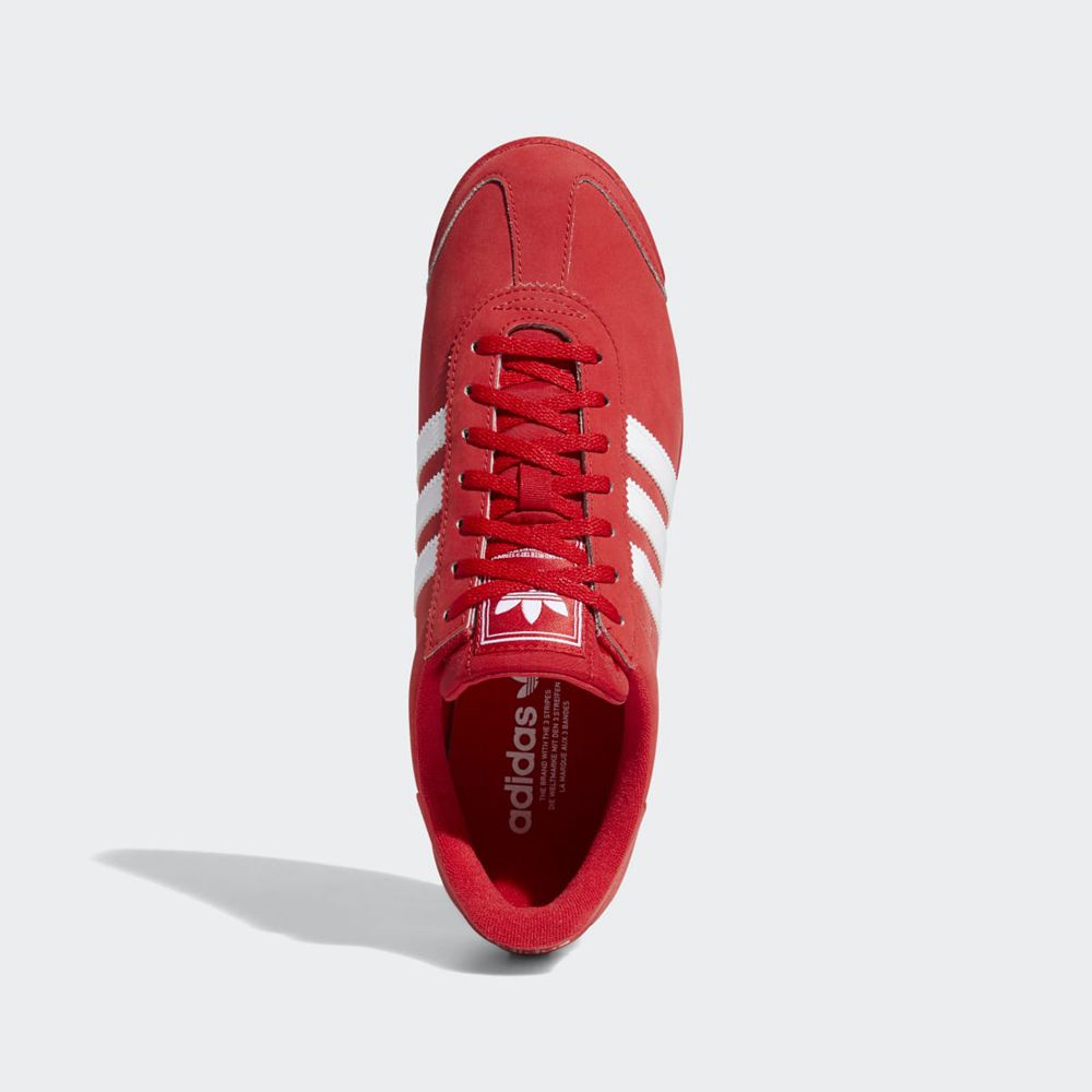 Basket Adidas Samoa Rouge Blanche Noir Femme | KCW-30504141