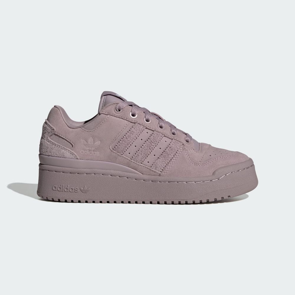 Basket Adidas Forum Bold Stripes Grise Femme | FAA-95096879