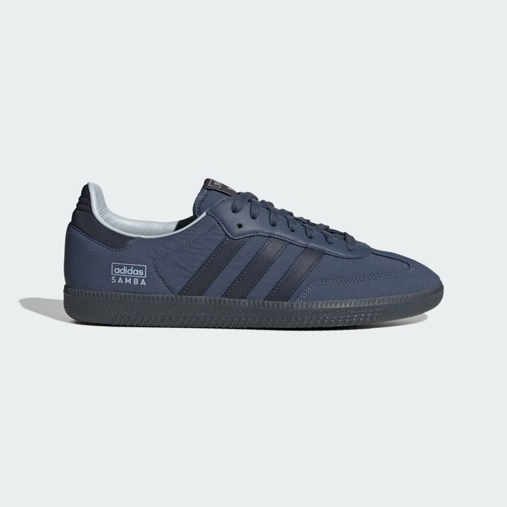 Basket Adidas Samba OG Bleu Marine Grise Femme | PTL-55137852