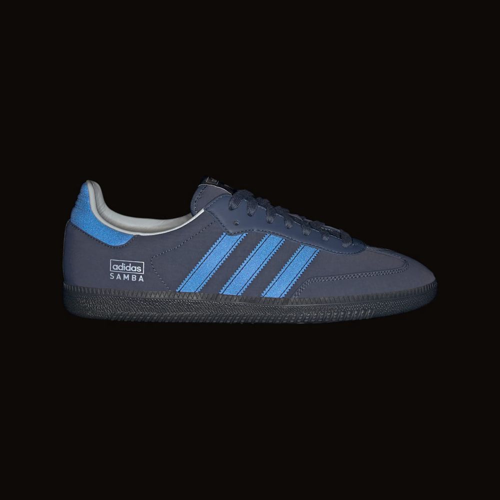 Basket Adidas Samba OG Bleu Marine Grise Femme | PTL-55137852