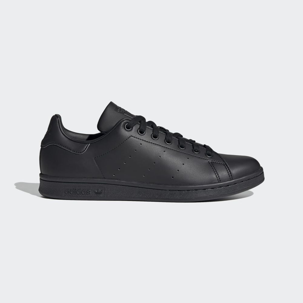 Basket Adidas Stan Smith Noir Blanche Femme | VIE-24593093