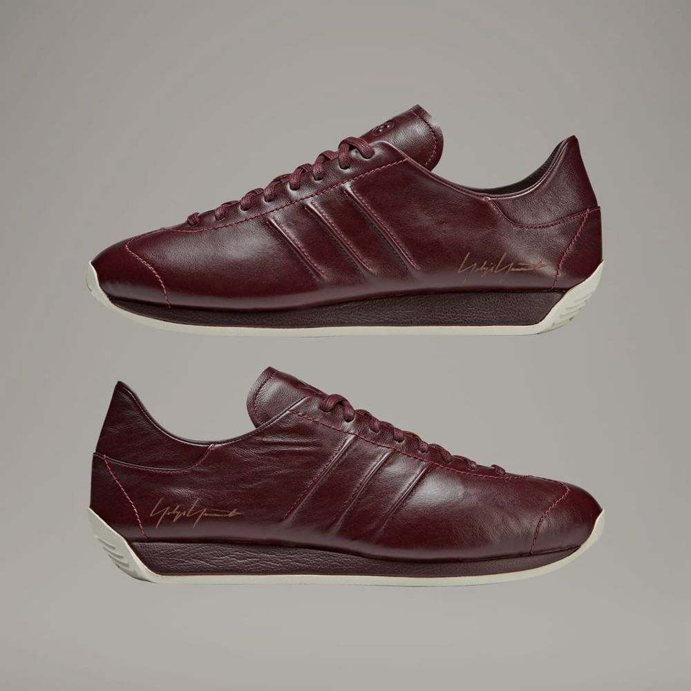 Basket Adidas Y-3 Country Bordeaux Femme | QDH-30344947