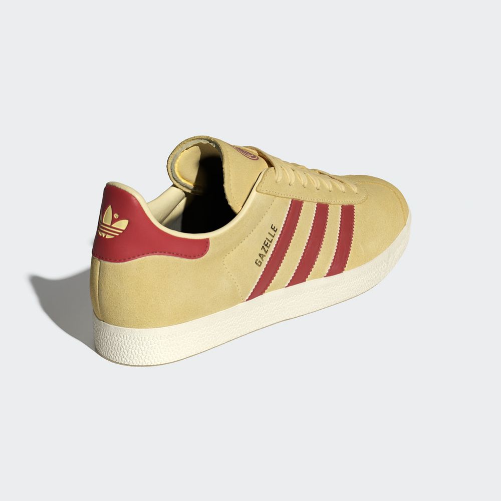 Basket Adidas Gazelle Colombia Jaune Orange Blanche Femme | TYH-44860044