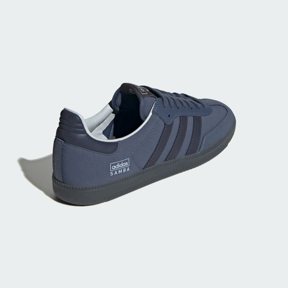 Basket Adidas Samba OG Bleu Marine Grise Femme | PTL-55137852