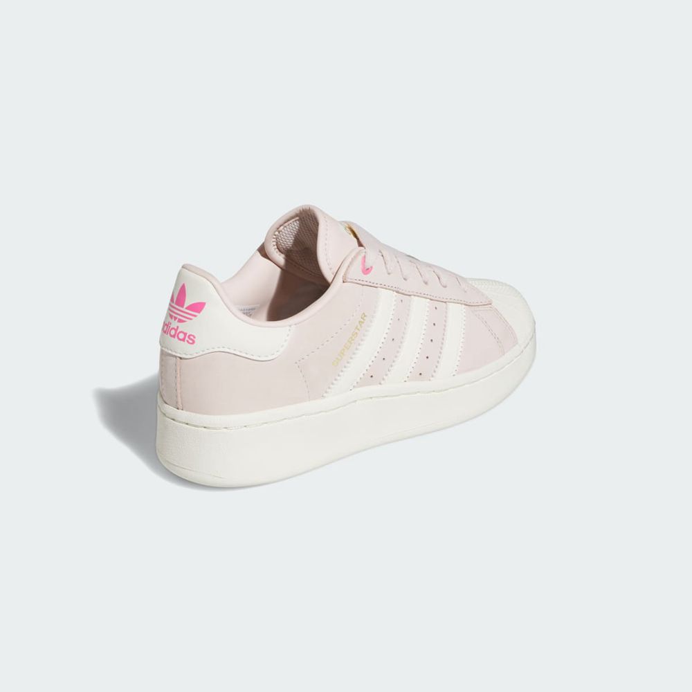 Basket Adidas Superstar XLG Beige Blanche Rose Femme | QSW-81309245