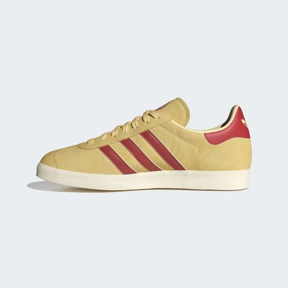 Basket Adidas Gazelle Colombia Jaune Orange Blanche Femme | TYH-44860044