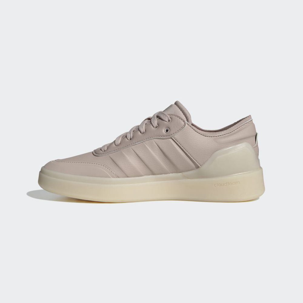 Basket Adidas Court Revival Grise Blanche Femme | QDG-60247479