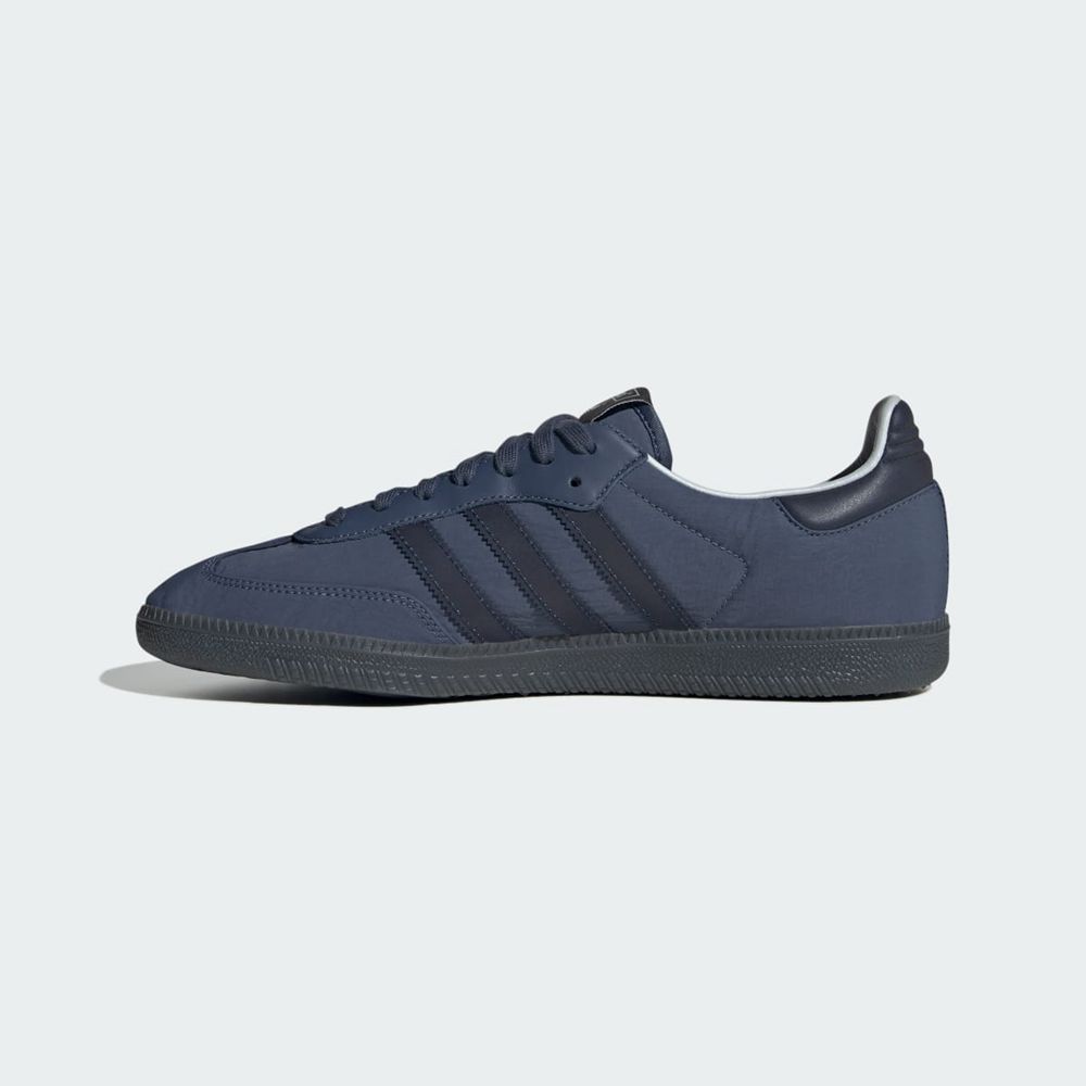 Basket Adidas Samba OG Bleu Marine Grise Femme | PTL-55137852