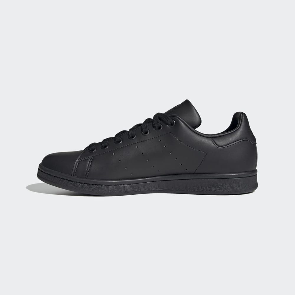 Basket Adidas Stan Smith Noir Blanche Femme | VIE-24593093