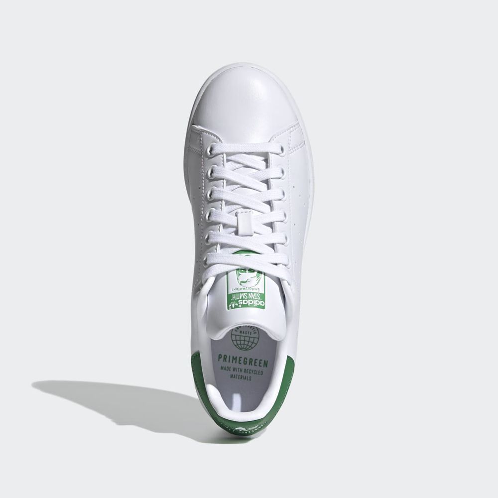 Basket Adidas Stan Smith Blanche Vert Femme | MQA-23309666