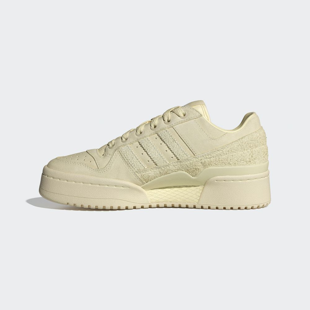 Basket Adidas Forum Bold Stripes Blanche Femme | NZJ-43585321