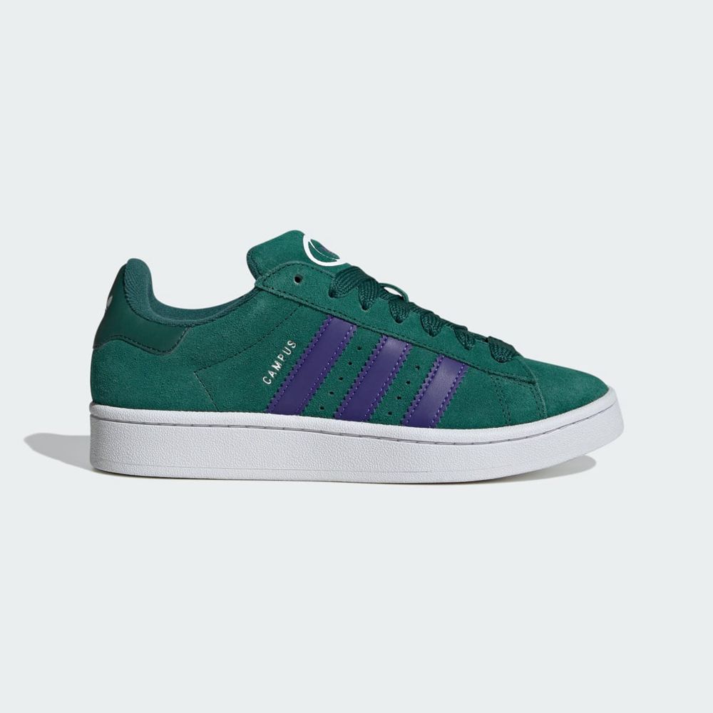 Basket Adidas Campus 00s Vert Blanche Violette Femme | IMZ-13588657