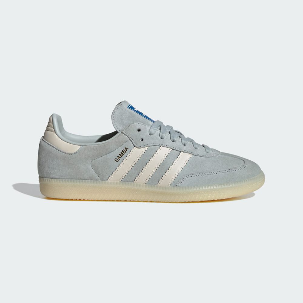 Basket Adidas Samba OG Argent Blanche Femme | DPC-26088018