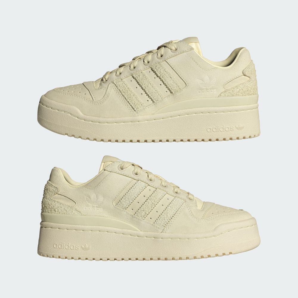 Basket Adidas Forum Bold Stripes Blanche Femme | NZJ-43585321