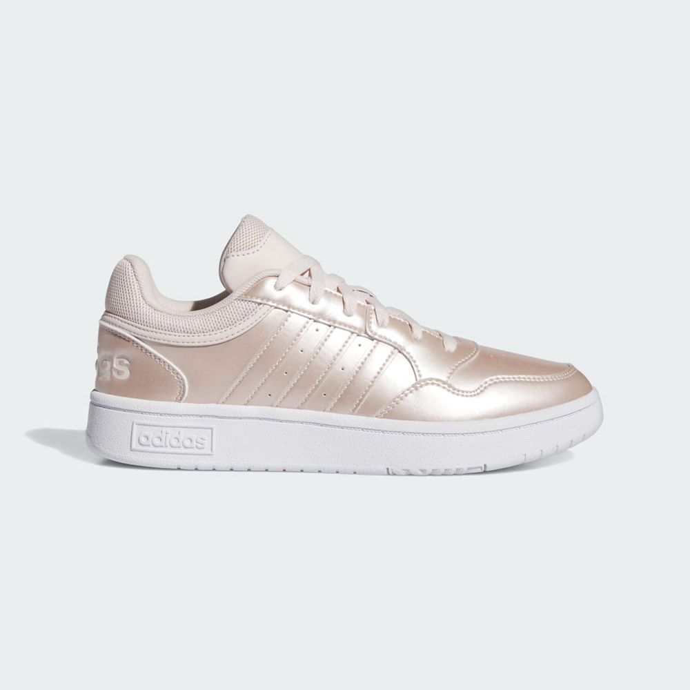 Basket Adidas Hoops 3 Beige Femme | IKJ-99206263