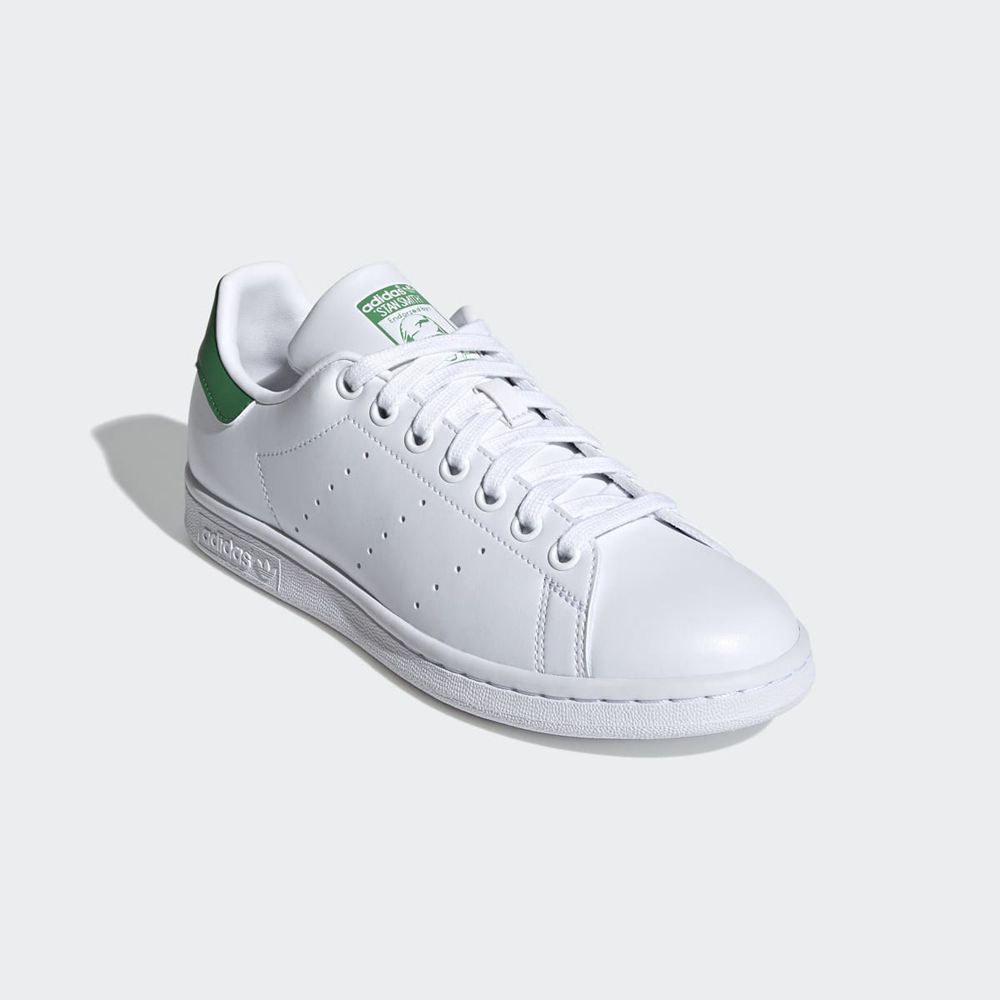 Basket Adidas Stan Smith Blanche Vert Femme | MQA-23309666