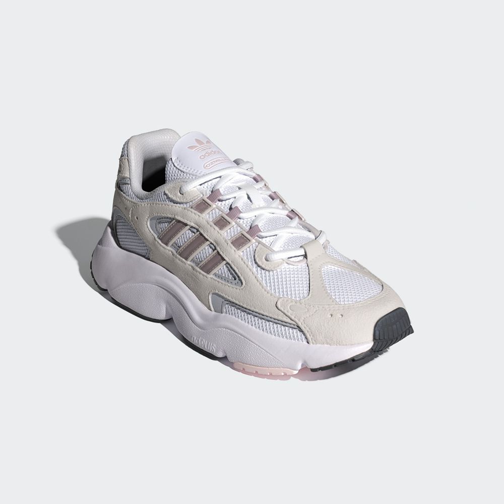 Basket Adidas Ozmillen Blanche Beige Grise Femme | XMC-49303904